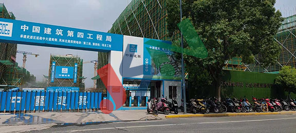 金諾減振器中國建筑第四工程局常州項目空調(diào)螺桿機減振項目